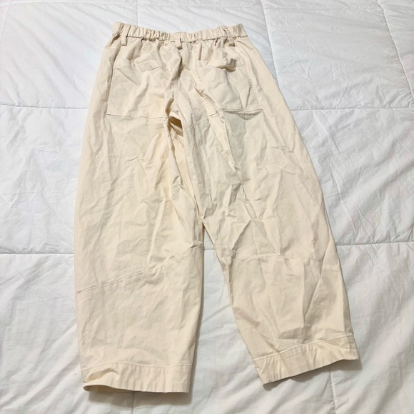 RUTI The Slouchy Soft Twill Pants - Color Ecru - Picture 8 of 9